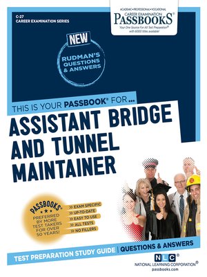 cover image of Assistant Bridge and Tunnel Maintainer
